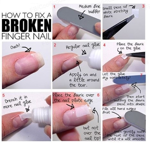 Fast And Easy DIY Methods For Fixing Cracked Or Broken Fingernails 