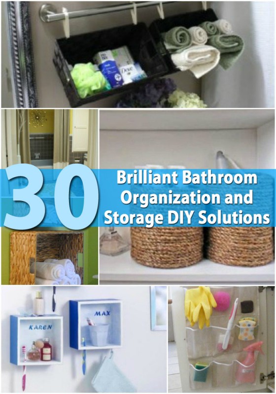 30 Brilliant Bathroom Organization And Storage Diy Solutions 