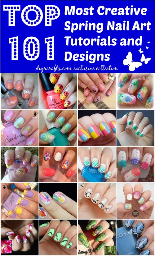 Top 101 Most Creative Spring Nail Art Tutorials And Designs Page 2 Of