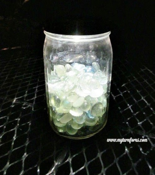 Create Mason jar solar lights.