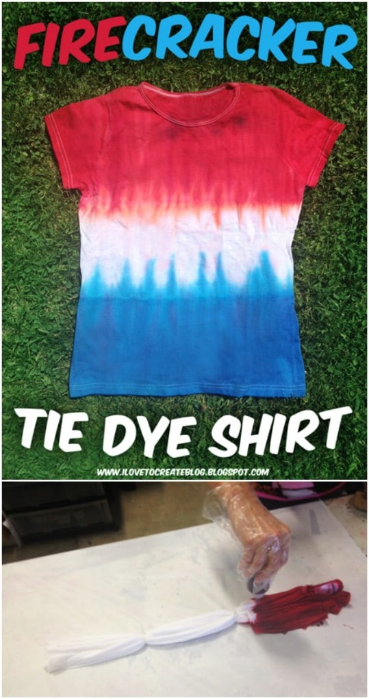 patriotic tie dye shirt diy