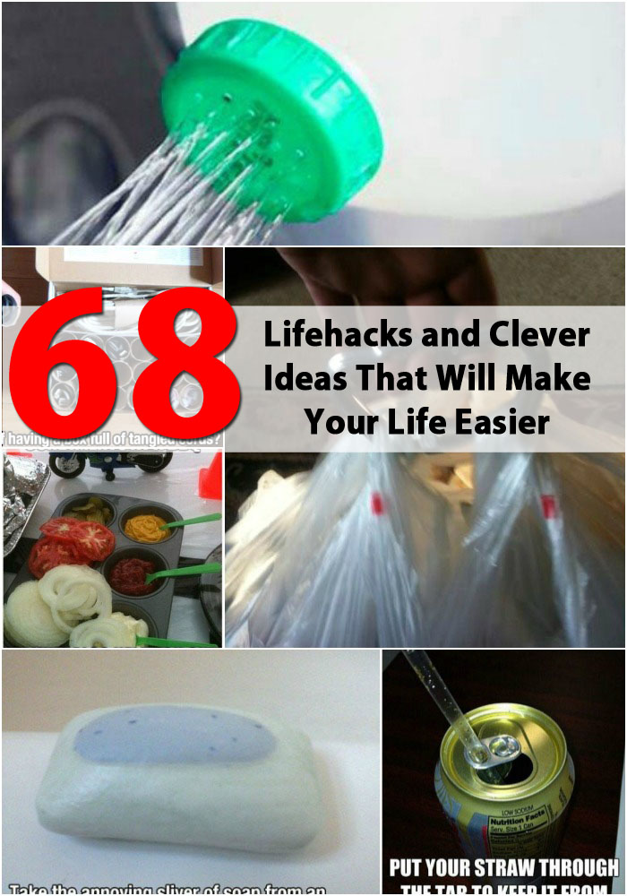 Top 68 Lifehacks and Clever Ideas that Will Make Your Life Easier - DIY ...