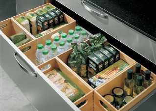 High/Low: Kitchen Drawer Organization - 60+ Innovative Kitchen Organization and Storage DIY Projects