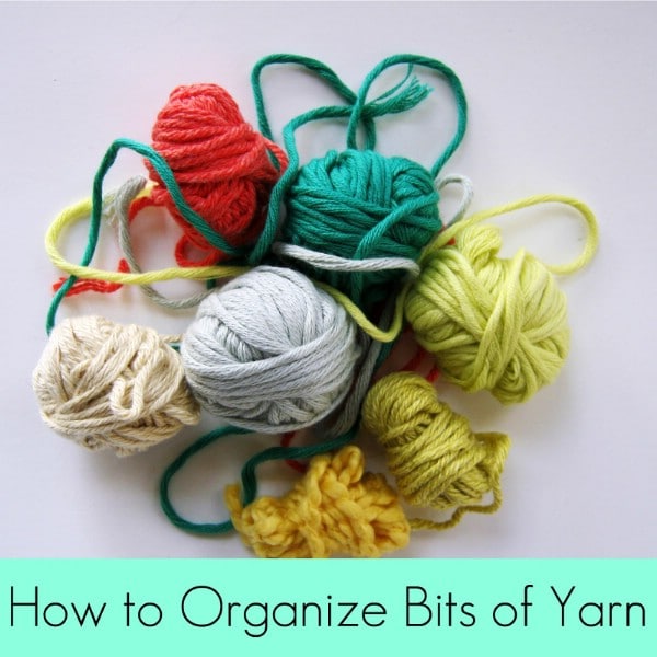 Organize Spare Yarn with Clothespins - 150 Dollar Store Organizing Ideas and Projects for the Entire Home