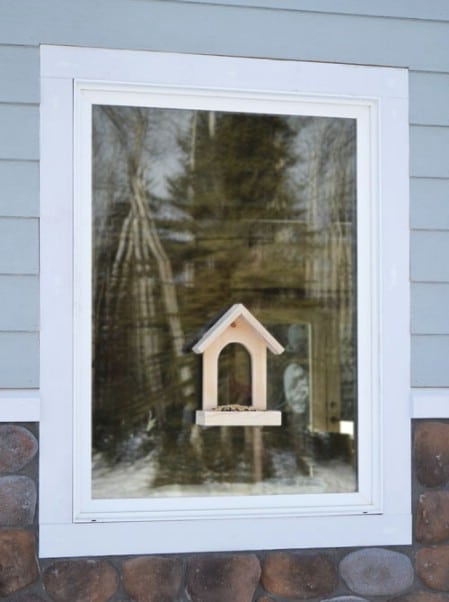 Window Birdfeeder - 23 DIY Birdfeeders That Will Fill Your Garden With Birds