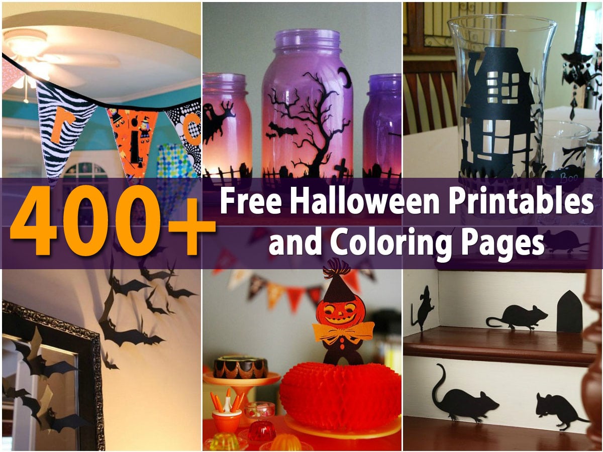 Download 400+ Free Halloween Printables and Coloring Pages - DIY & Crafts