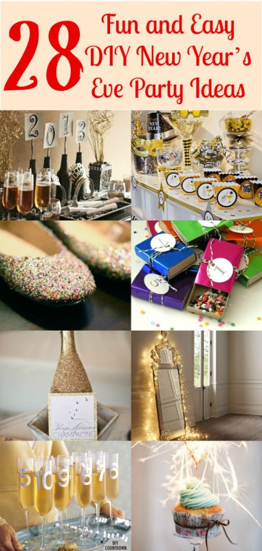 28 Fun and Easy DIY New Year’s Eve Party Ideas - DIY &amp; Crafts