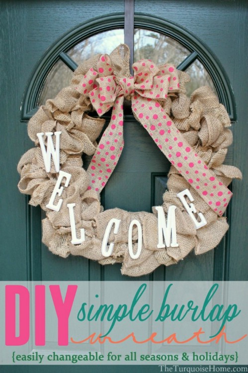 Burlap Wreath