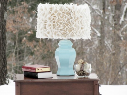 Anthropologie Inspired Ruffled Lampshade