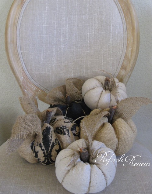 Burlap Pumpkins