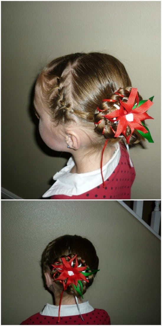 Super cute diy christmas hairstyles for all lengths 