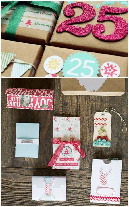 Four fun gift wrap ideas.