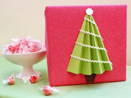 3d Paper Christmas tree.