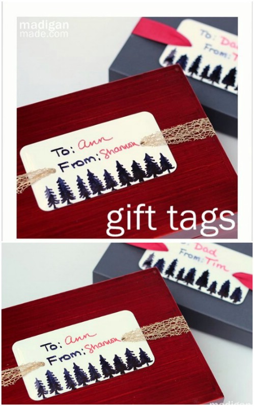 35 Jolly and Crafty Gift Tags to Make Your Presents Look Extra Special ...