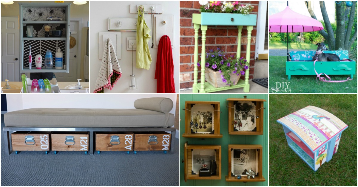 15 Brilliant Repurposing Projects for Old Drawers - DIY & Crafts