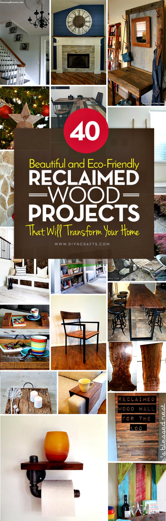 40 Beautiful And Eco Friendly Reclaimed Wood Projects That Will   26 Reclaimed Wood Projects 