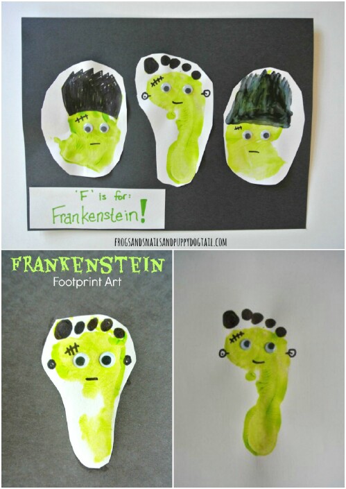 20 Spooky And Fun Handprint And Footprint Halloween Crafts - DIY & Crafts