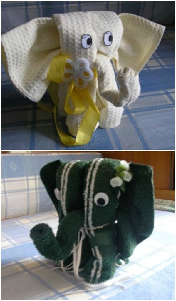 Adorable Towel Elephant