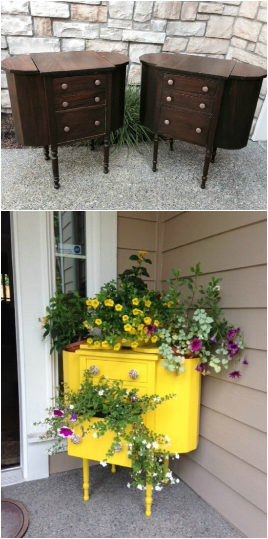 20 Brilliantly Creative Ways To Incorporate Old Furniture 