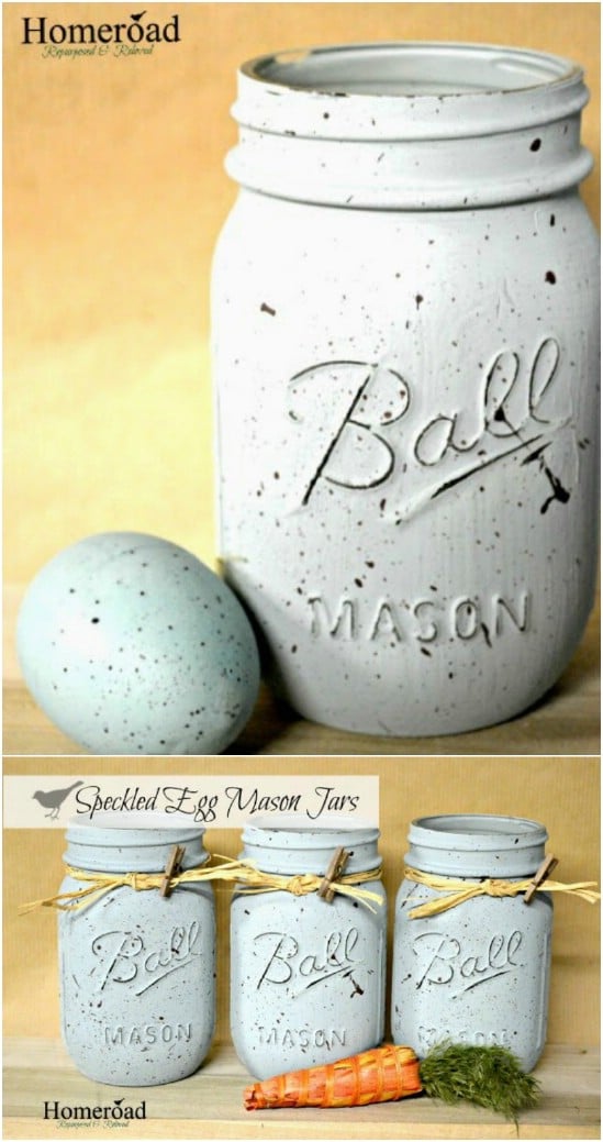 16 DIY Mason Jar Easter Projects