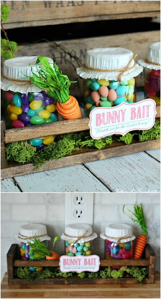 16 DIY Mason Jar Easter Projects