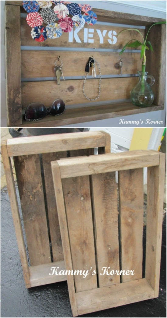 25 Wood Crate Upcycling Projects For Fabulous Home Decor 