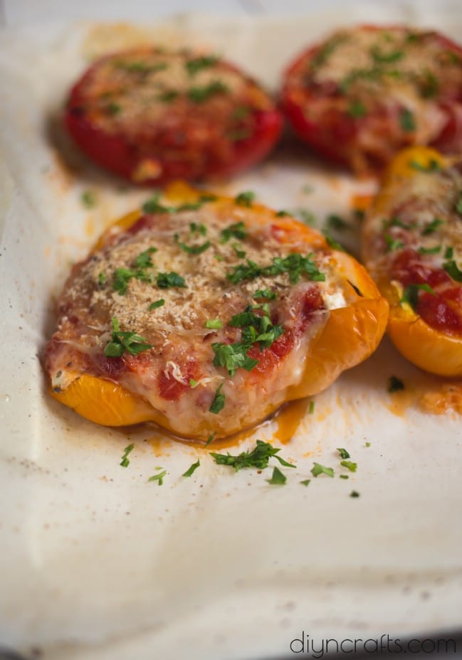 Yummy Three Cheese Stuffed Peppers Are A Wonderful Italian Meal In One ...