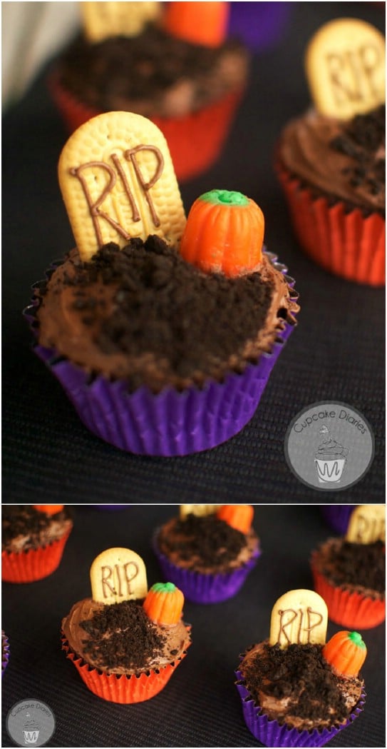 17 Scary and Easy Halloween Cupcakes Recipes and Ideas