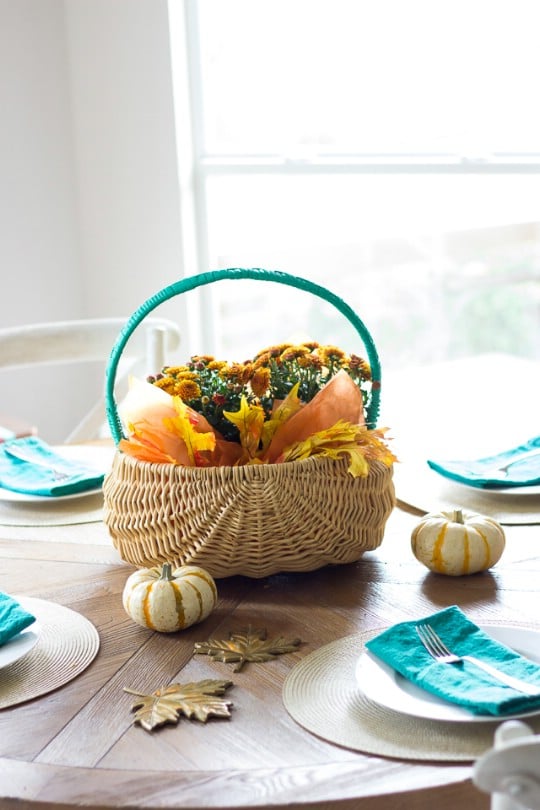 15 Totally Easy Last Minute DIY Thanksgiving Centerpiece