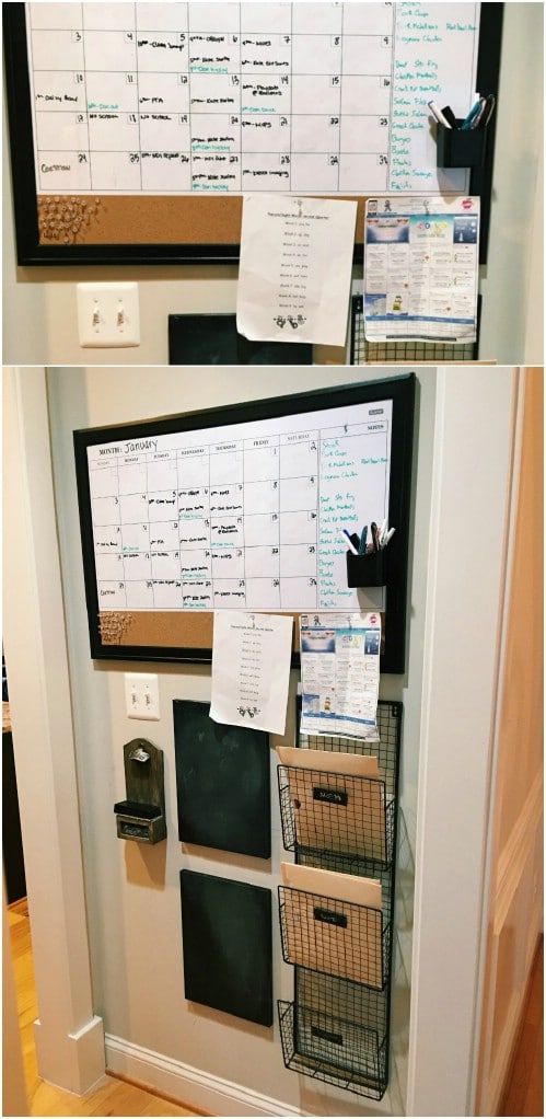 50 Genius Command Center Ideas to Get Your Household Organized - DIY ...