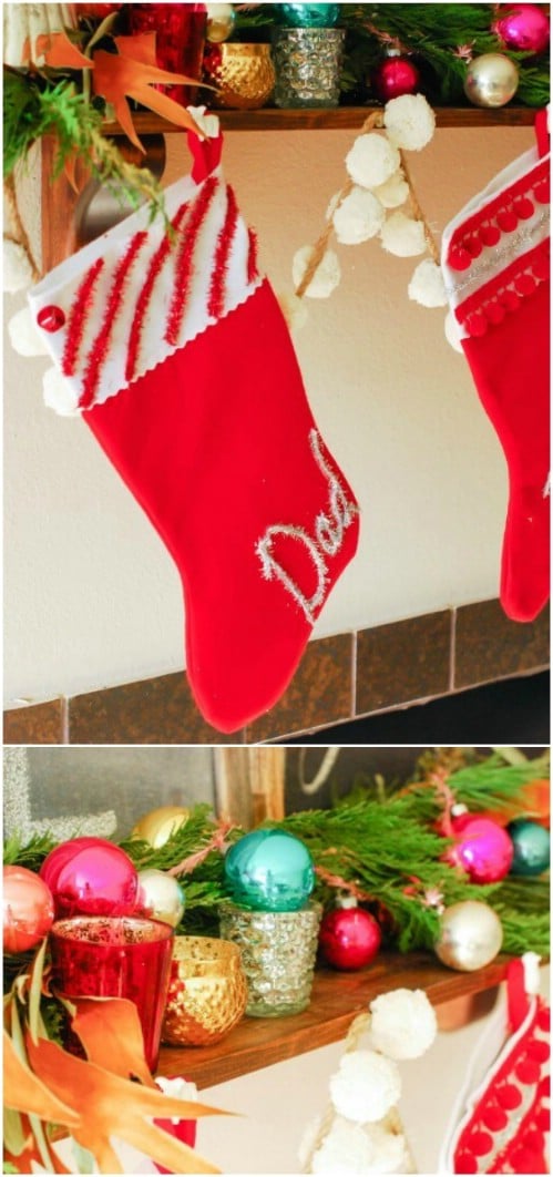 18 Crafty DIY Christmas Stocking Ideas