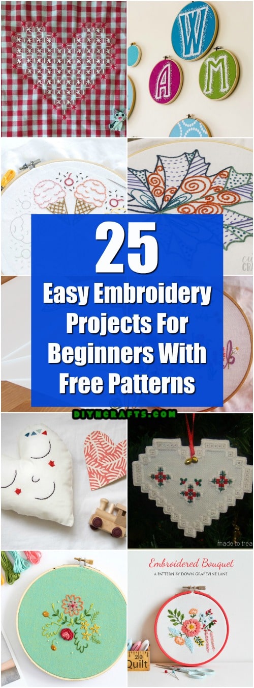 25-easy-embroidery-projects-for-beginners-with-free-patterns-diy-crafts