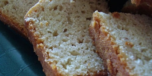 Super Easy Eggnog Quick Bread