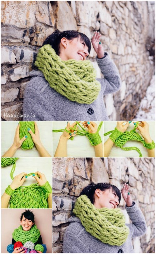 14 Creative and Easy DIY Scarfs to Keep You Warm and Stylish