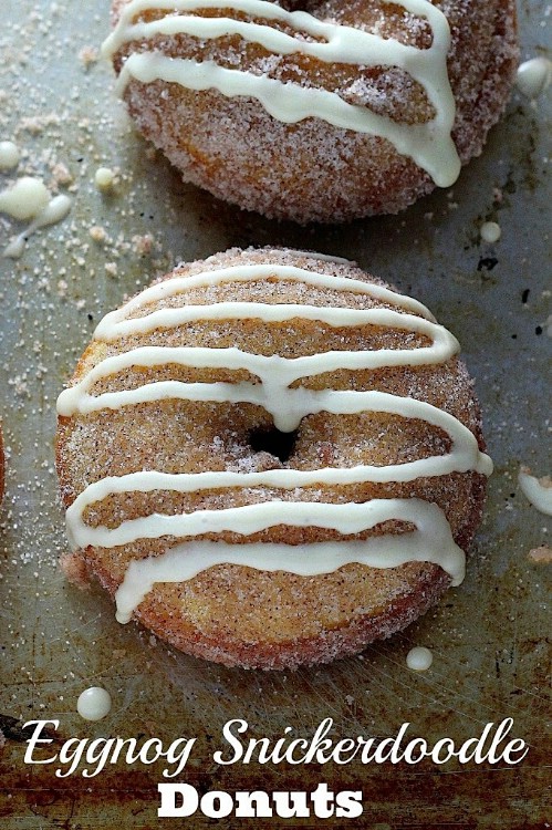 Brown Butter Eggnog Donuts