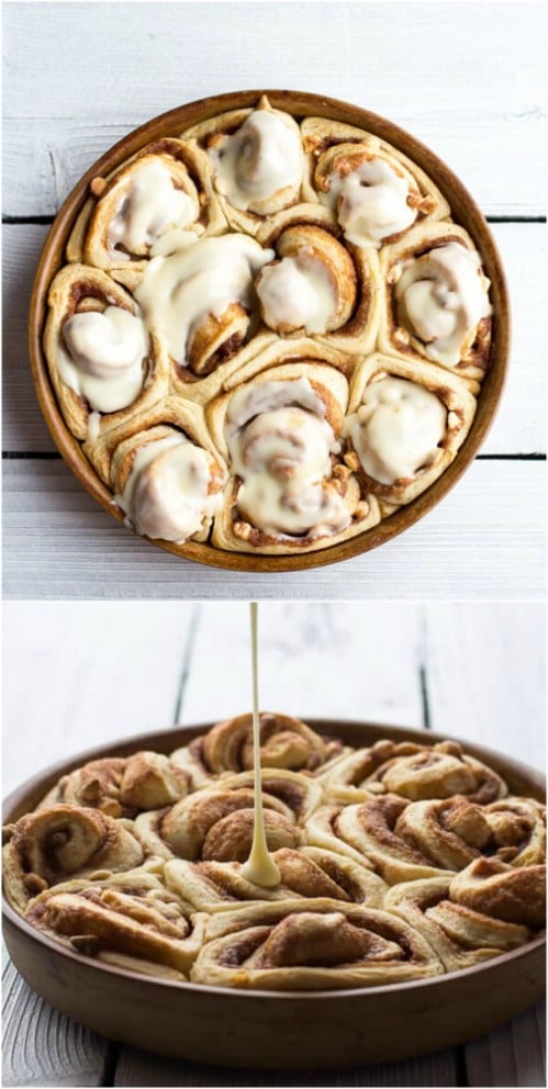 Yummy Eggnog Cinnamon Rolls