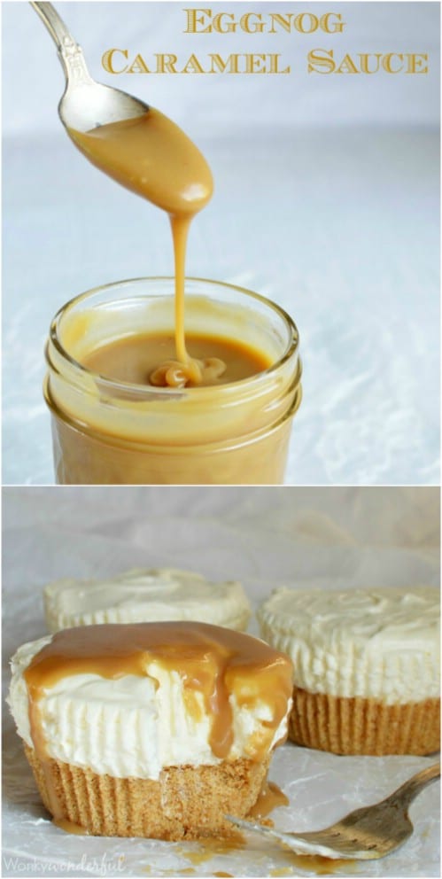 Eggnog Caramel Sauce 