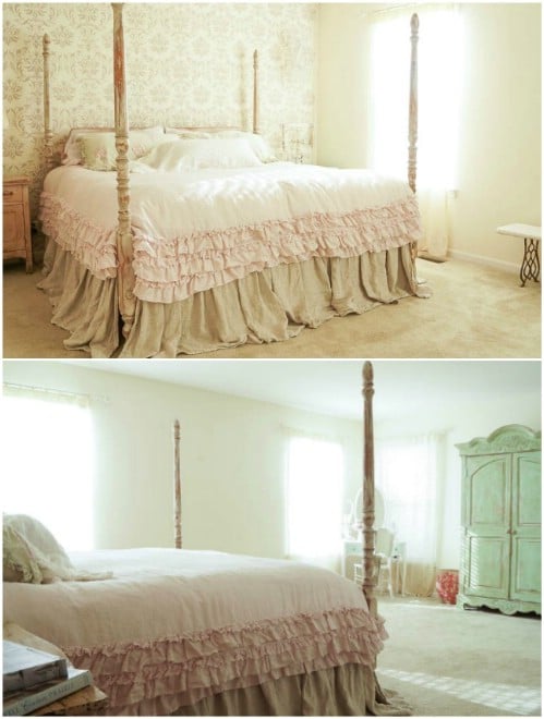 14 Dreamy DIY Vintage Bedding Projects