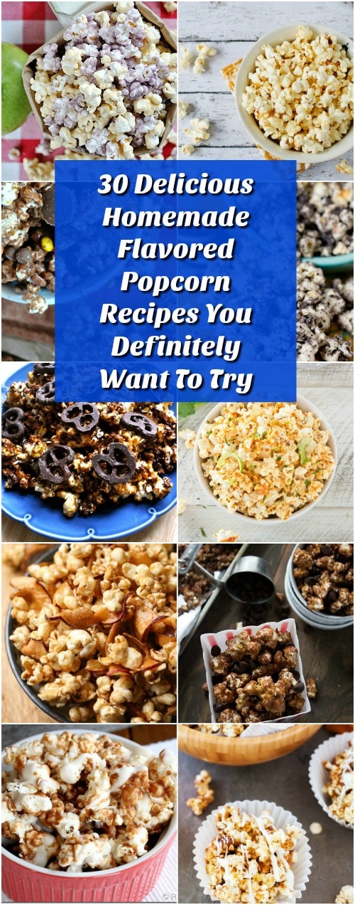 30 Delicious Homemade Flavored Popcorn Recipes You Definitely Want To Try Diy And Crafts