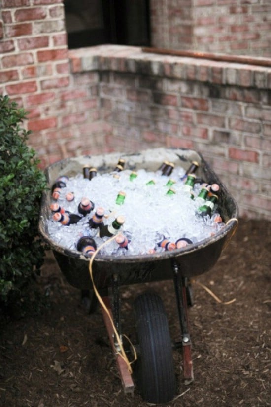 15 DIY Wheelbarrow Repurposing Ideas