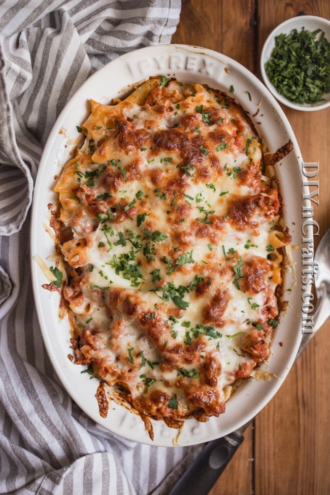 Delicious Baked Ziti Recipe You Can Make in Less than an Hour - DIY ...