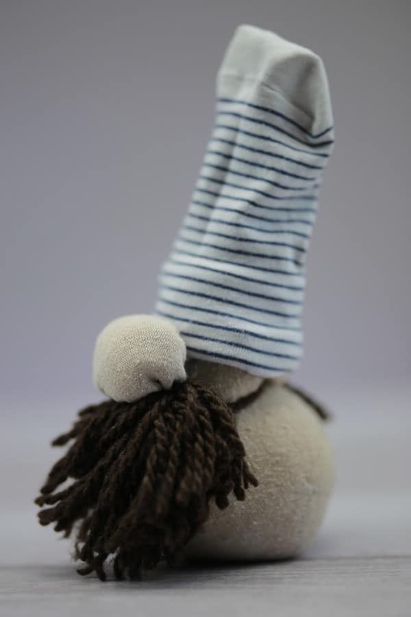 How to Turn a Sock Full of Rice Into a Scandinavian Christmas Gnome ...