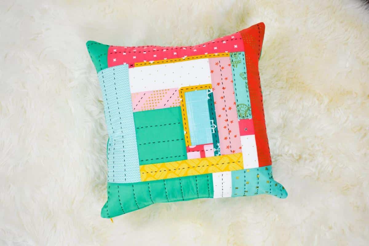 Zippered Throw Pillow