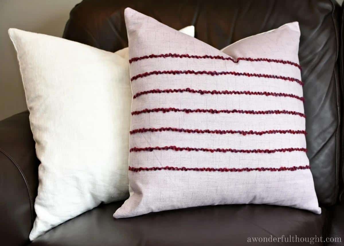 Easy DIY Texture Pillow