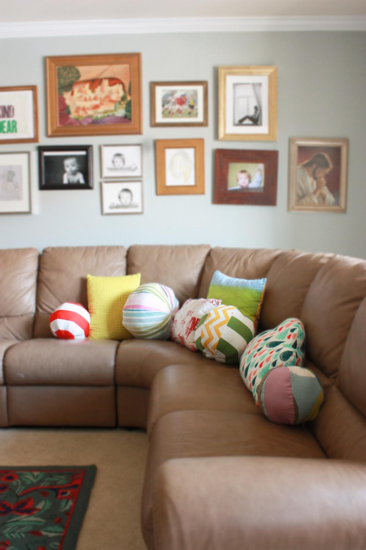 DIY Catch and Throw Pillows