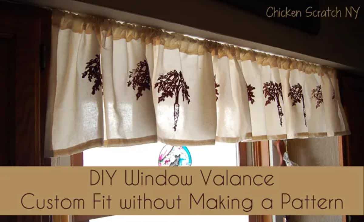 Custom Window Valance