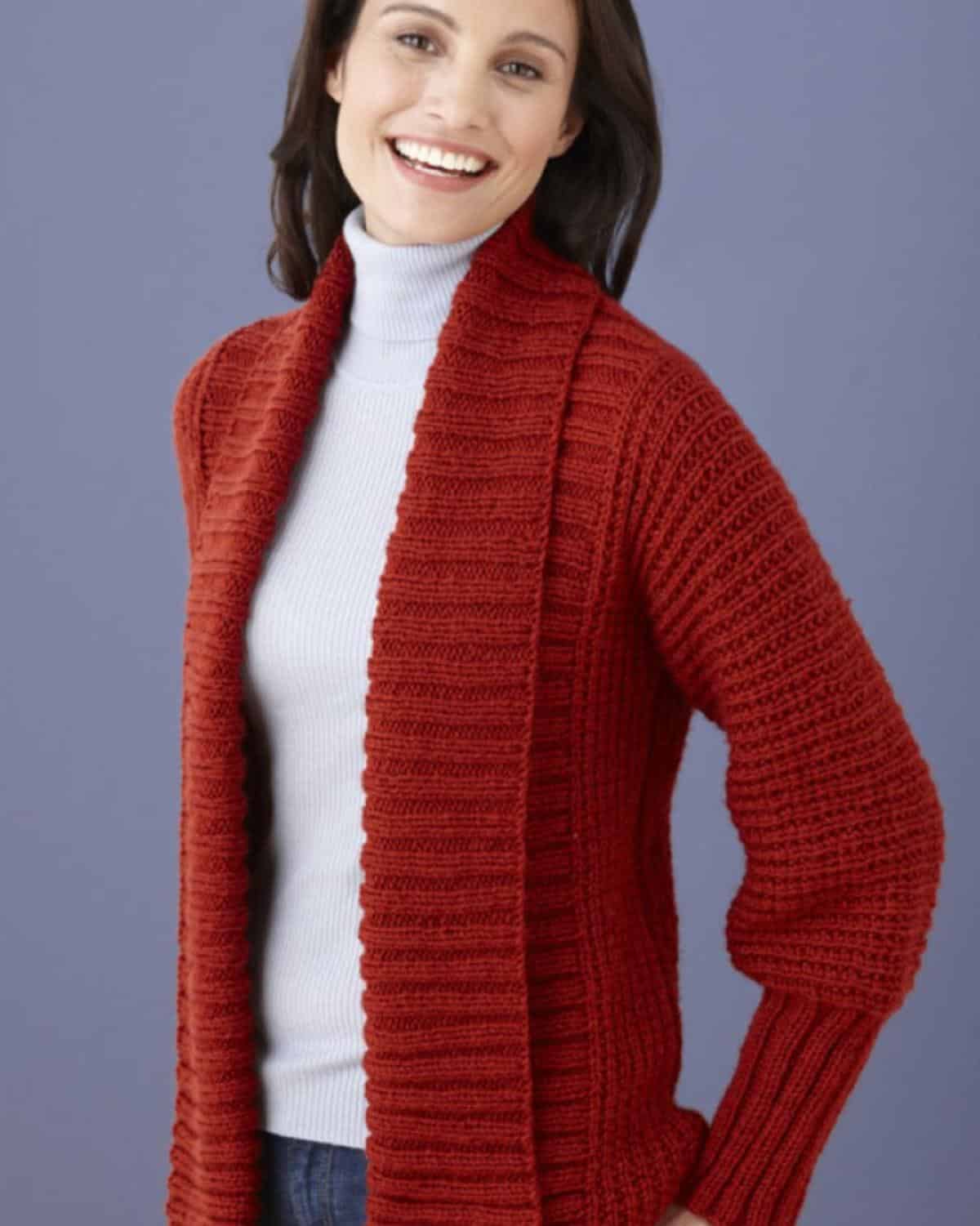 Drapery Knitted Cardigan