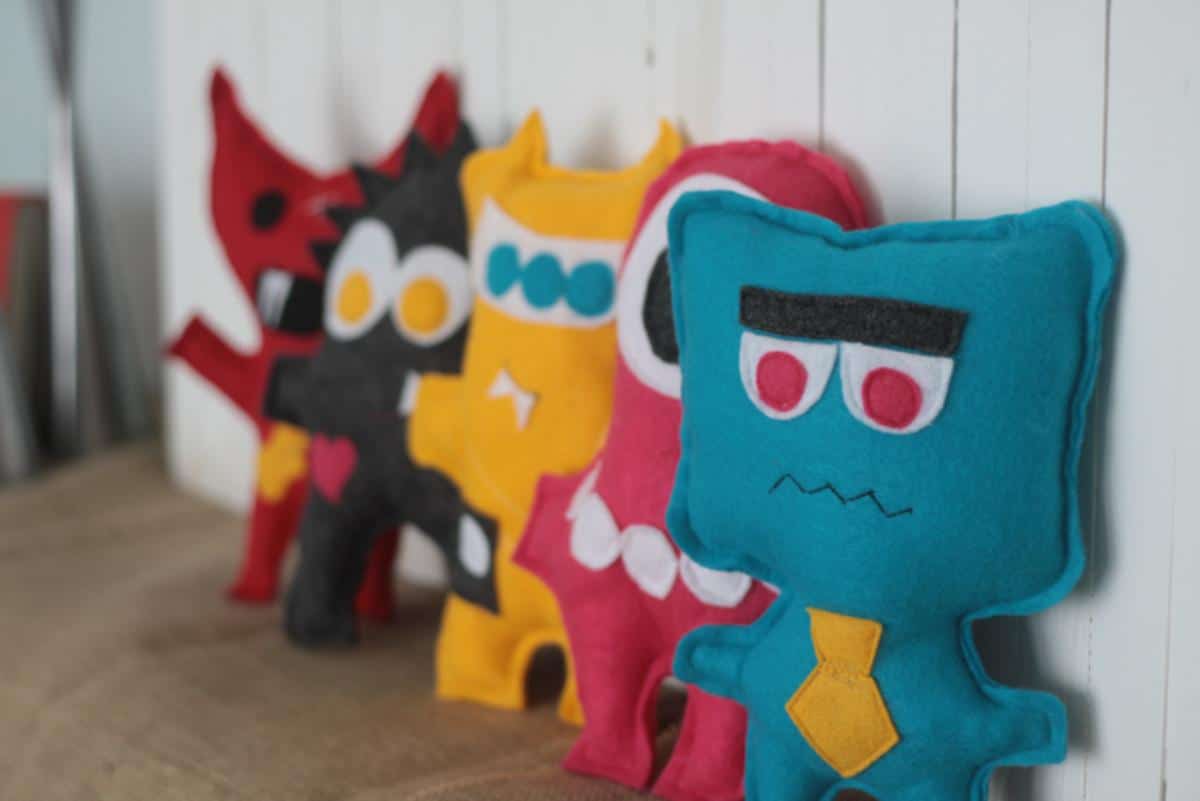 Easy Felt Monsters