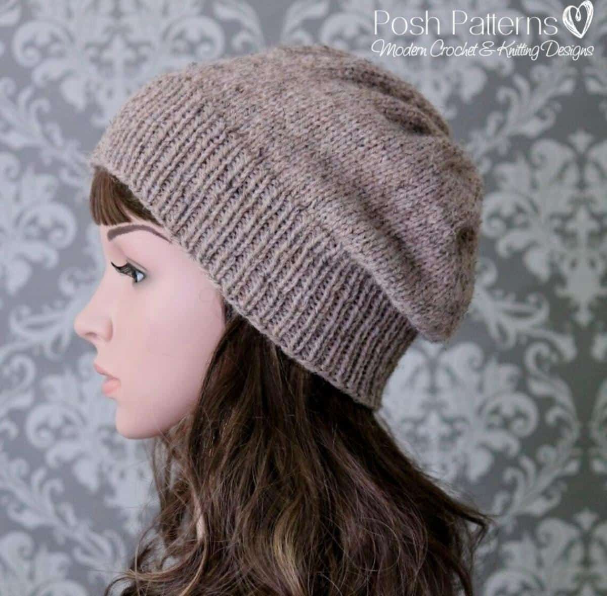 Knit Slouchy Hat